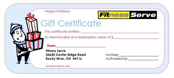 Printed Gift Certificates: Customized with Logo & Numbers | 4OVER4.COM
